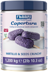 Polewa do marmurkowania Snackolosi crunchy Jagoda z Ziarnami Słonecznika VY8 1,25kg - FABBRI